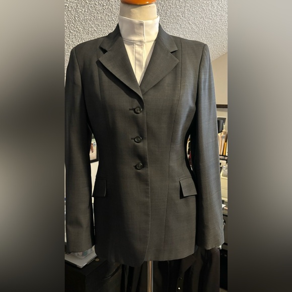 Grand Prix Extreme Stretch Charcoal Grey. Size- 14T Slim.